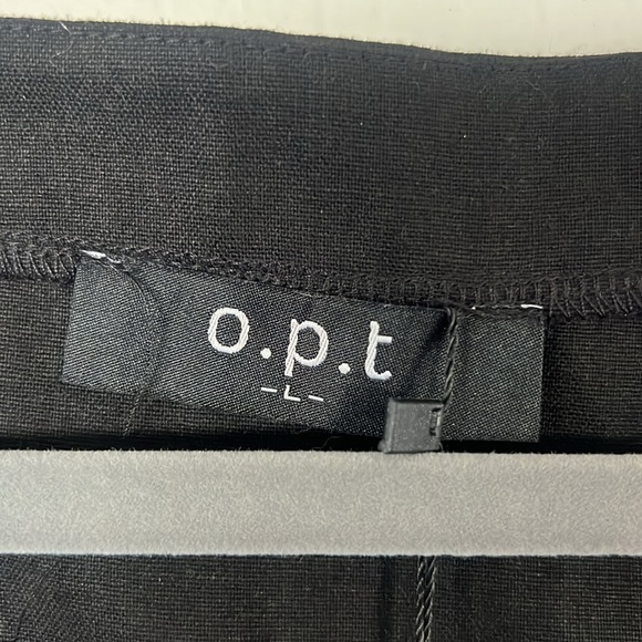 NWT O.P.T. Black Crop Tank Top - L - Picture 2 of 6